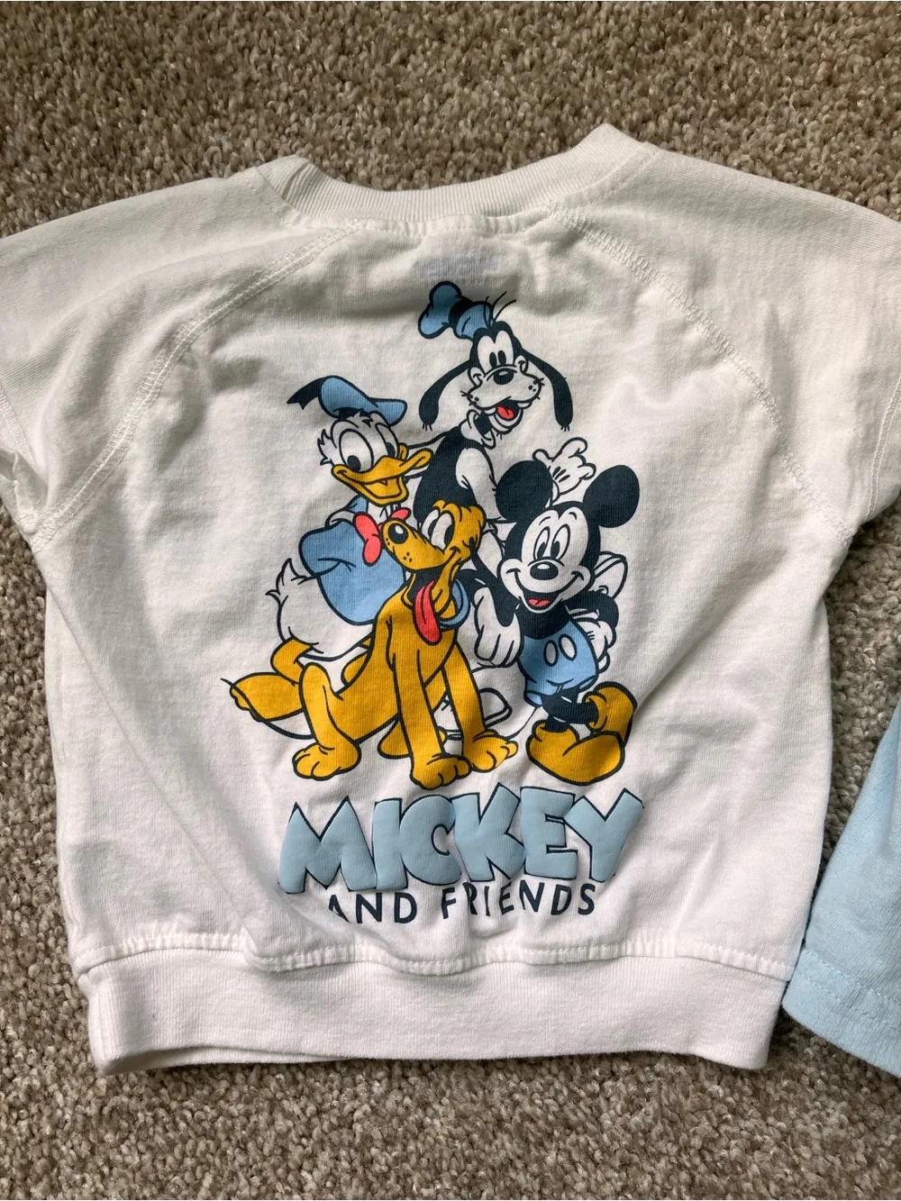 Disney Mickey and Friends White and Blue Infant Tee